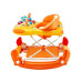 Ходунки Carrozza 3 в 1 (ходунки, качалка, стульчик для кормления) с игровой панелью и игрушками