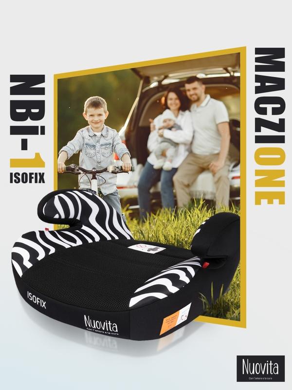 Автокресло бустер Maczione NBi-1 с креплением Isofix от 22 до 36 кг, детское автокресло