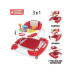 Ходунки Carrozza 3 в 1 (ходунки, качалка, стульчик для кормления) с игровой панелью и игрушками