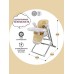 Стульчик для кормления Unico Leggero 3в1 для детей с рождения (стульчик, шезлонг, качели)