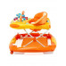 Ходунки Carrozza 3 в 1 (ходунки, качалка, стульчик для кормления) с игровой панелью и игрушками